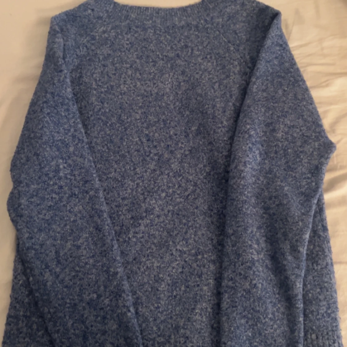 Blå stickad tröja från Vero Moda - 1