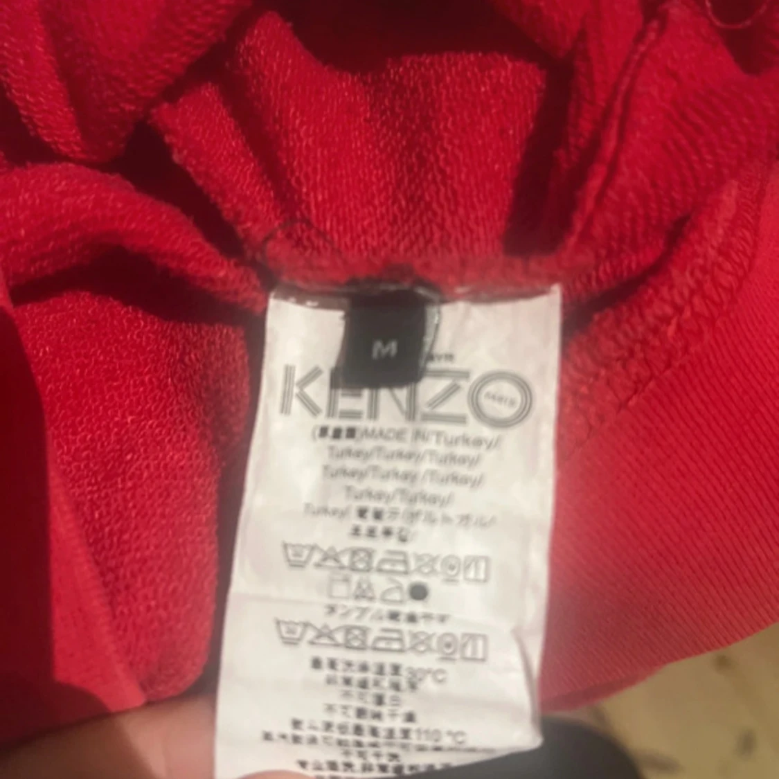 Röd sweatshirt med tiger från Kenzo - 1