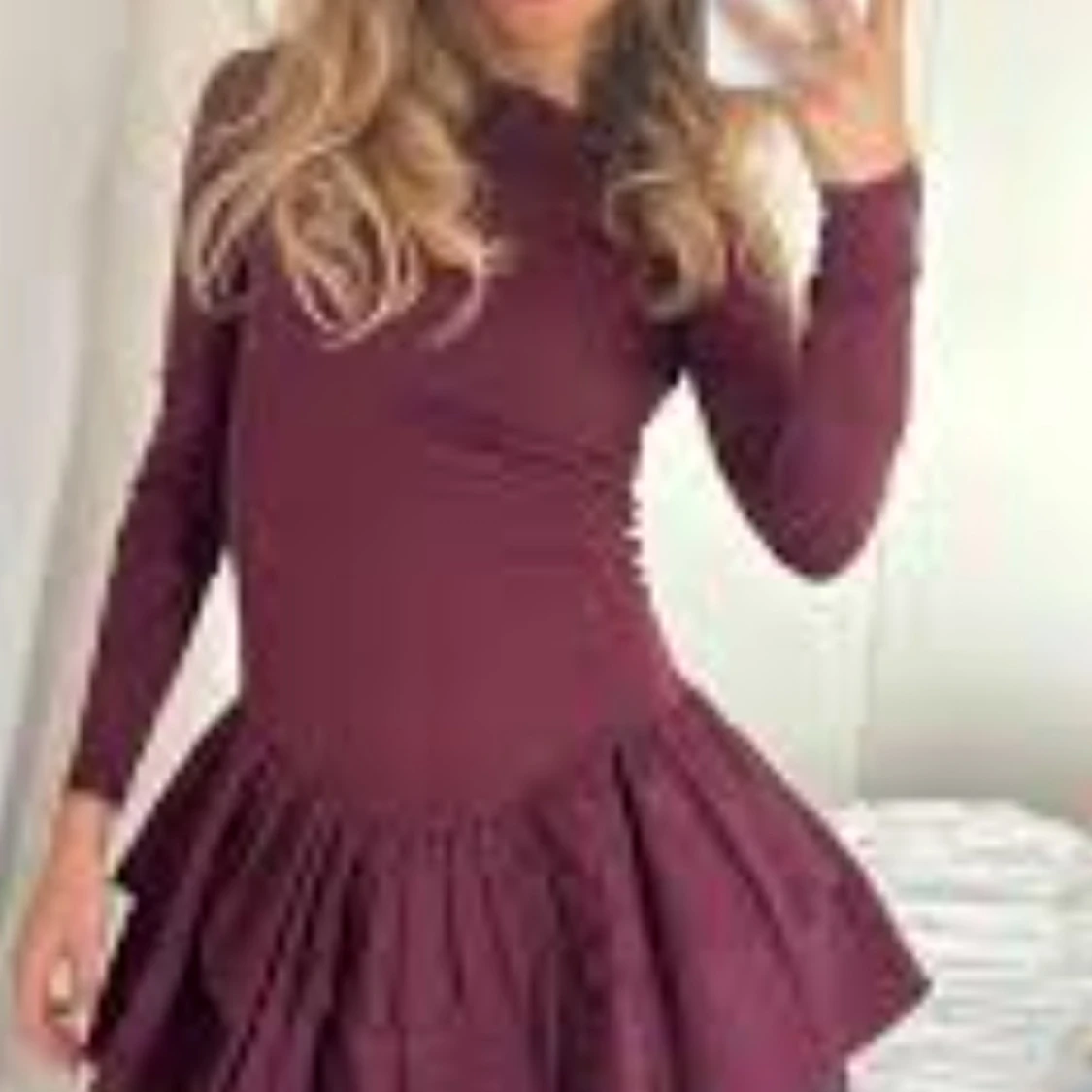 Ny ZARA volangklänning strl S - 2