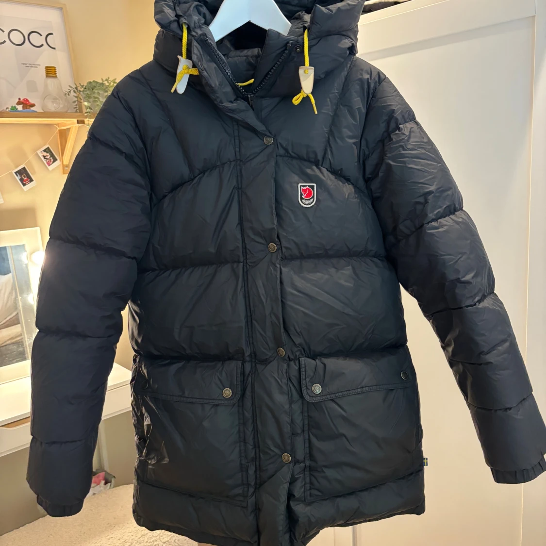 Svart Fjällräven Expedition dunjacka XS
