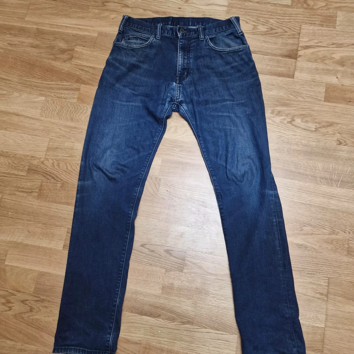 Armani Jeans blå denim byxor - 1