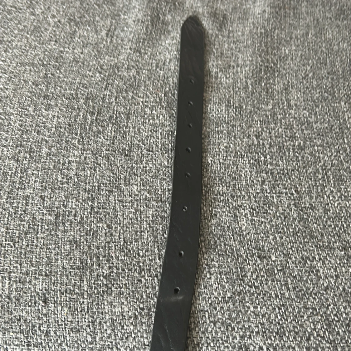 Svart klassiskt skärp i skinn - 4