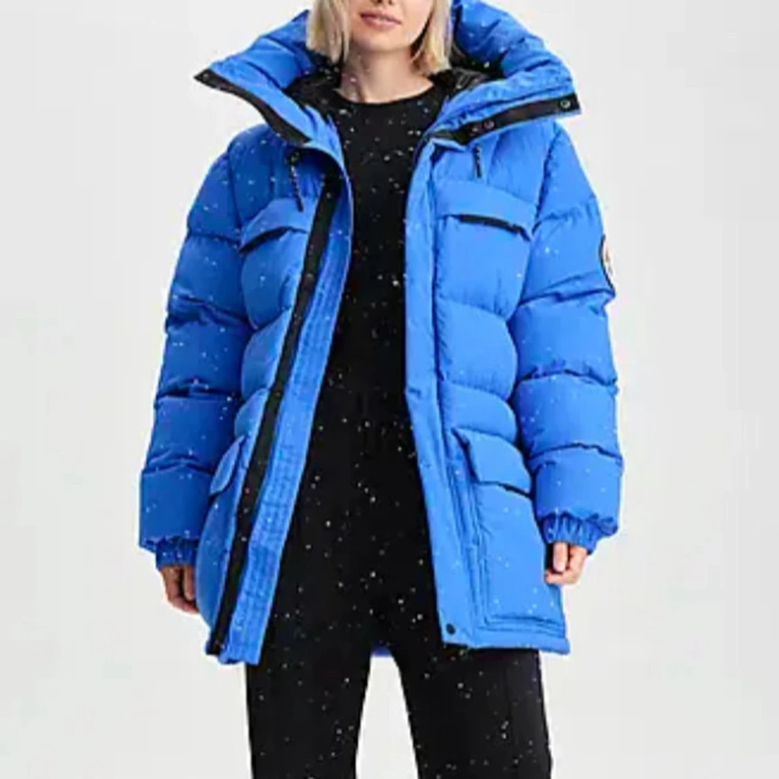 Blå pufferjacka  - 1