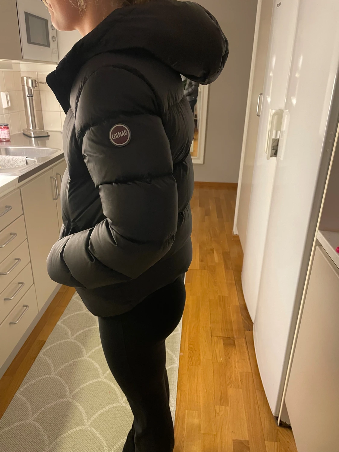 Svart pufferjacka från Colmar - 1
