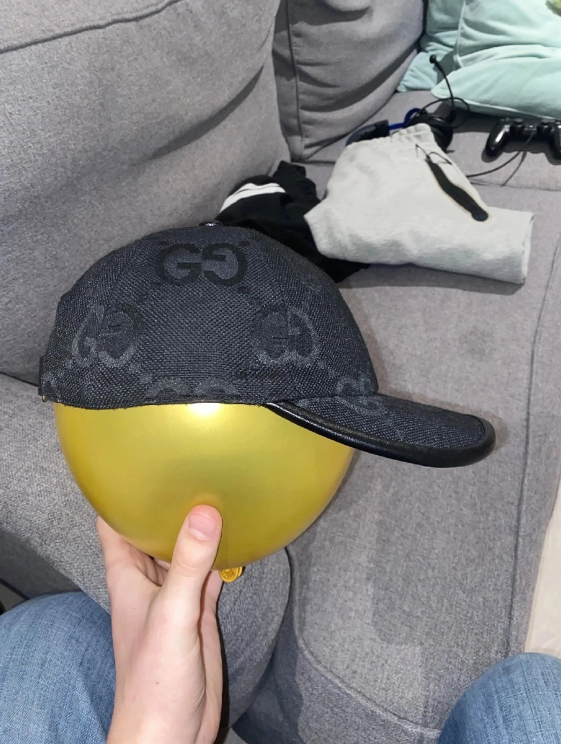 Svart Jumbo Keps - 1