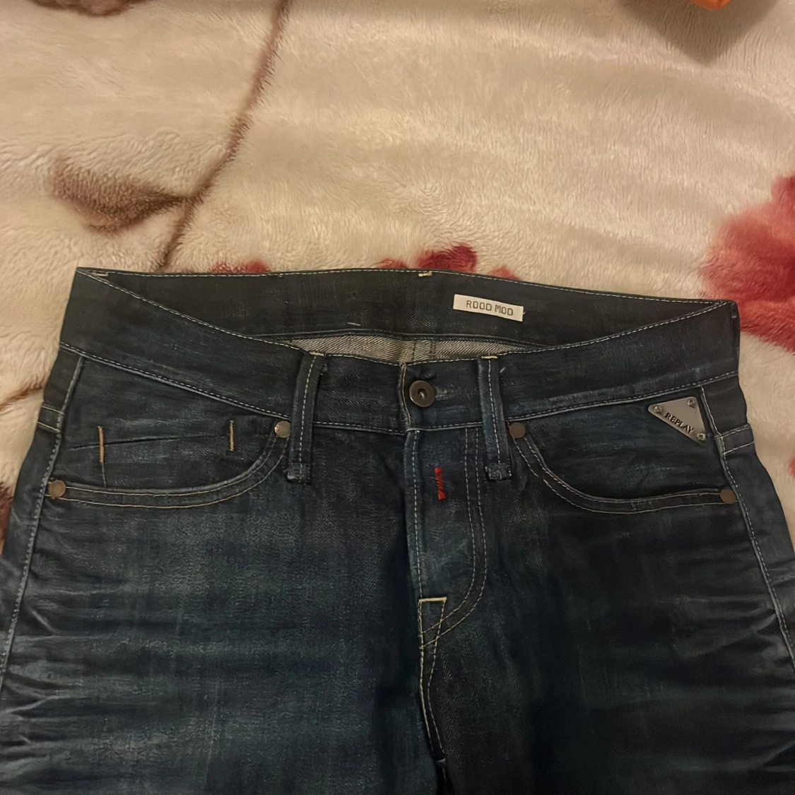 Replay mörkblå jeans straight fit - 2