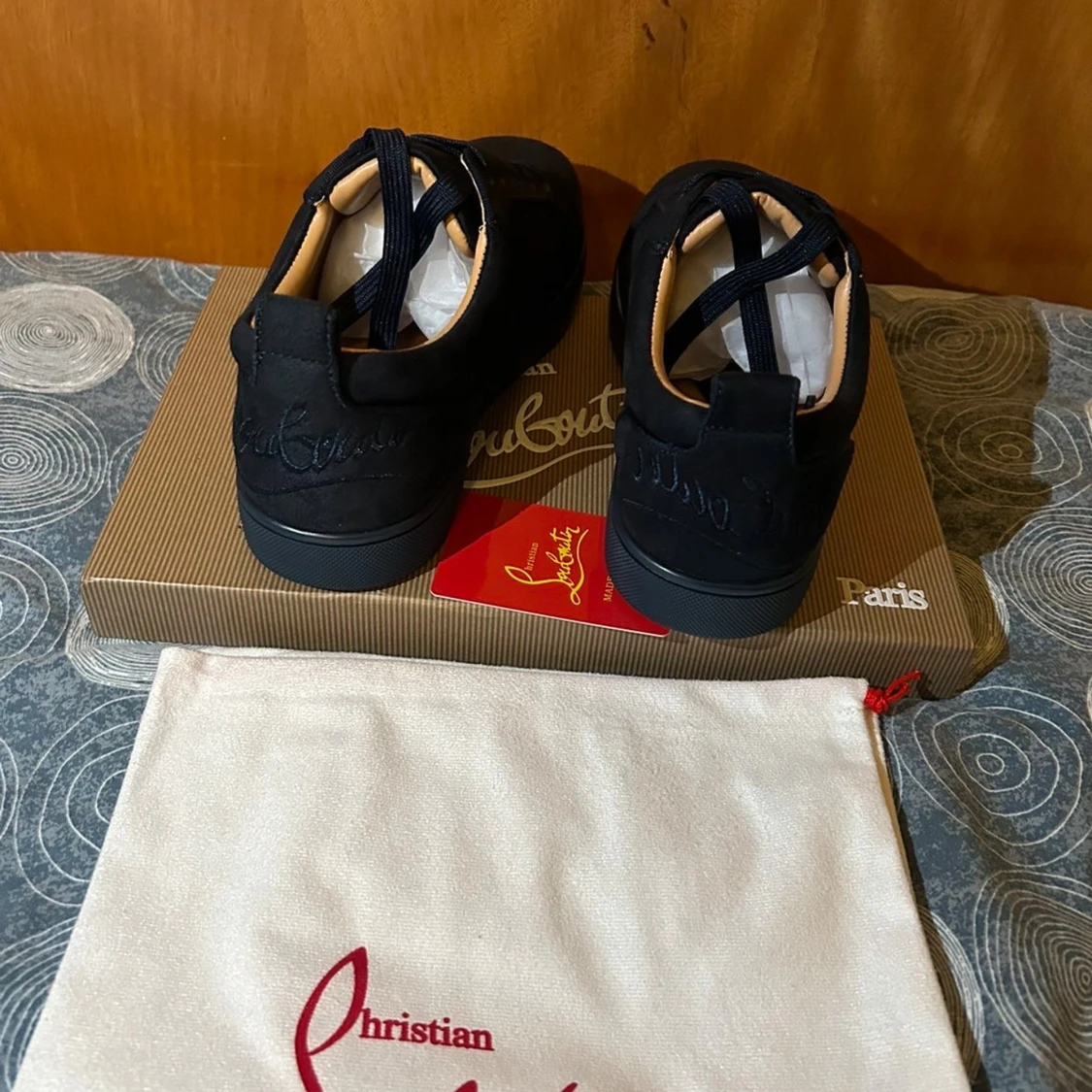 Christian Louboutin svarta sneakers  - 3