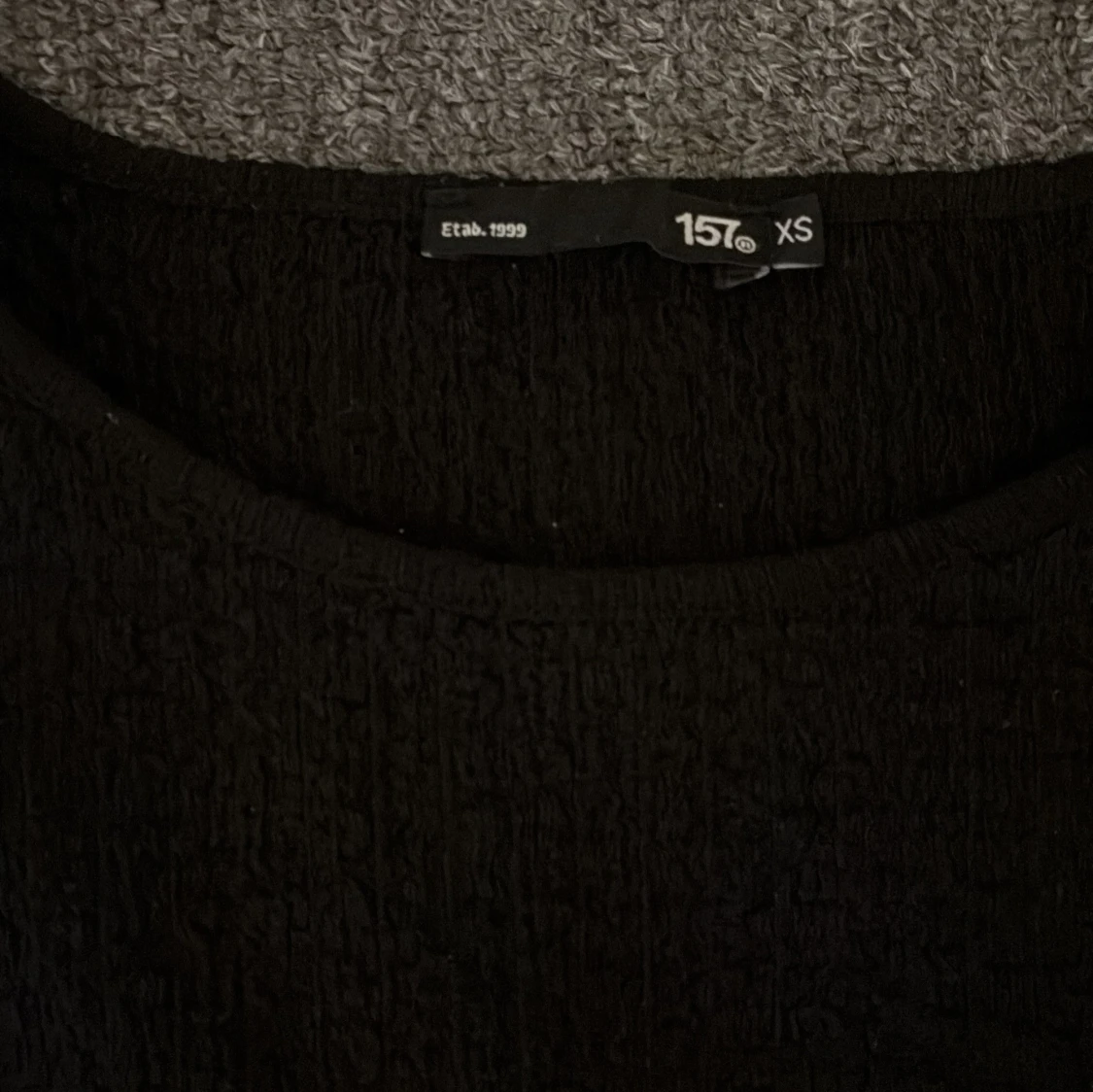 Svart långärmad topp från 157 - 1