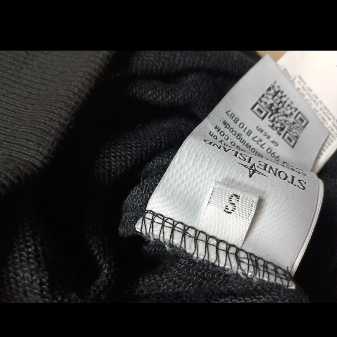 Svart sweatshirt från Stone Island S - 1