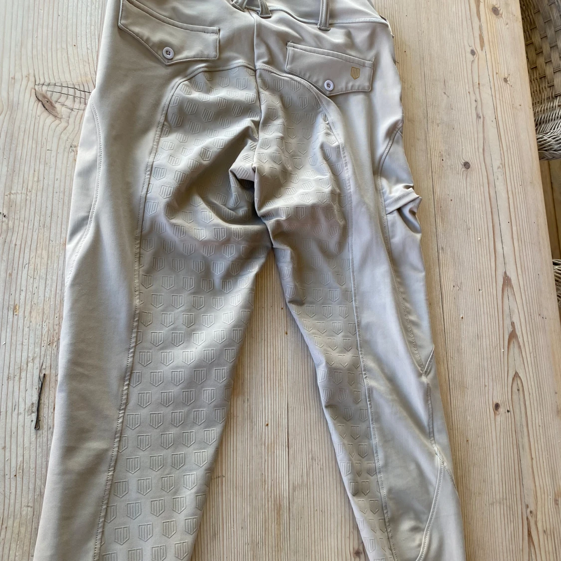 Beige ridbyxor Maya Delorez - 1