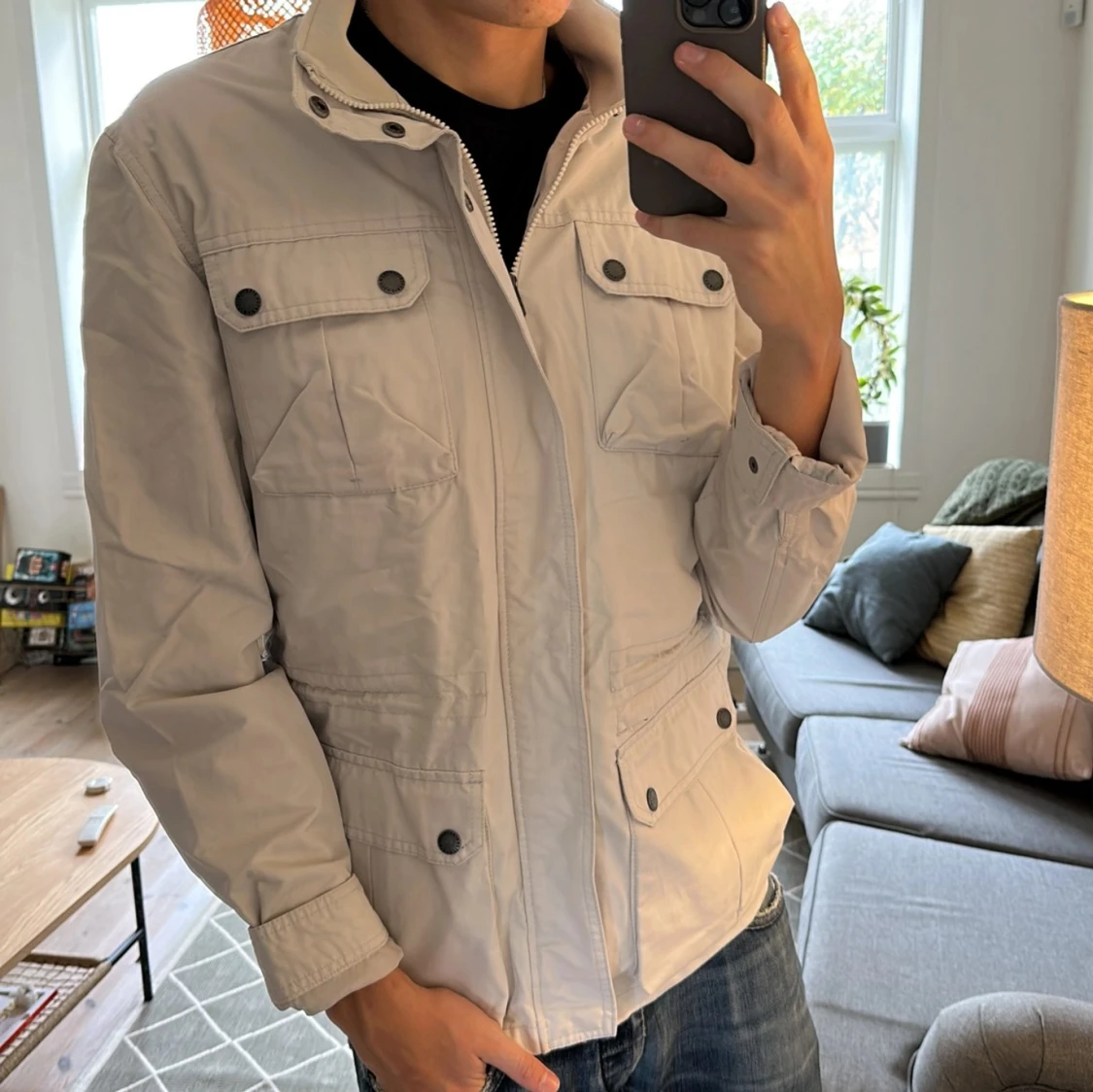 Vit Fieldjacket  - 1