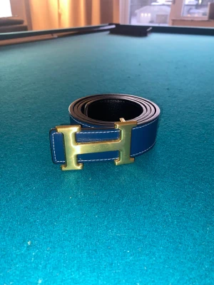 Hermes bälte blå - 10/10 skick 