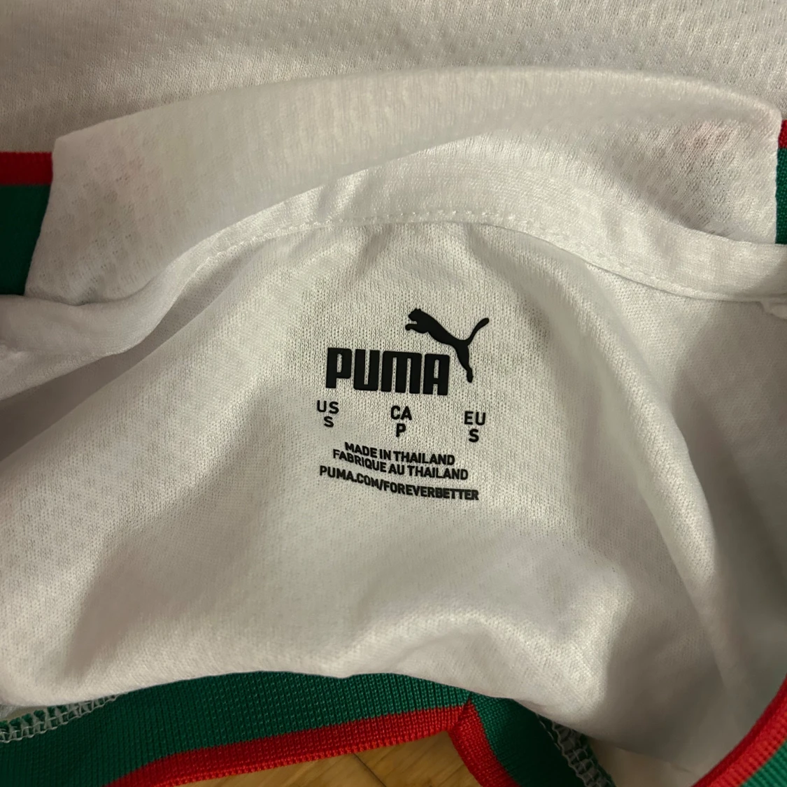 Vit Marocko fotbollströja Puma S - 2