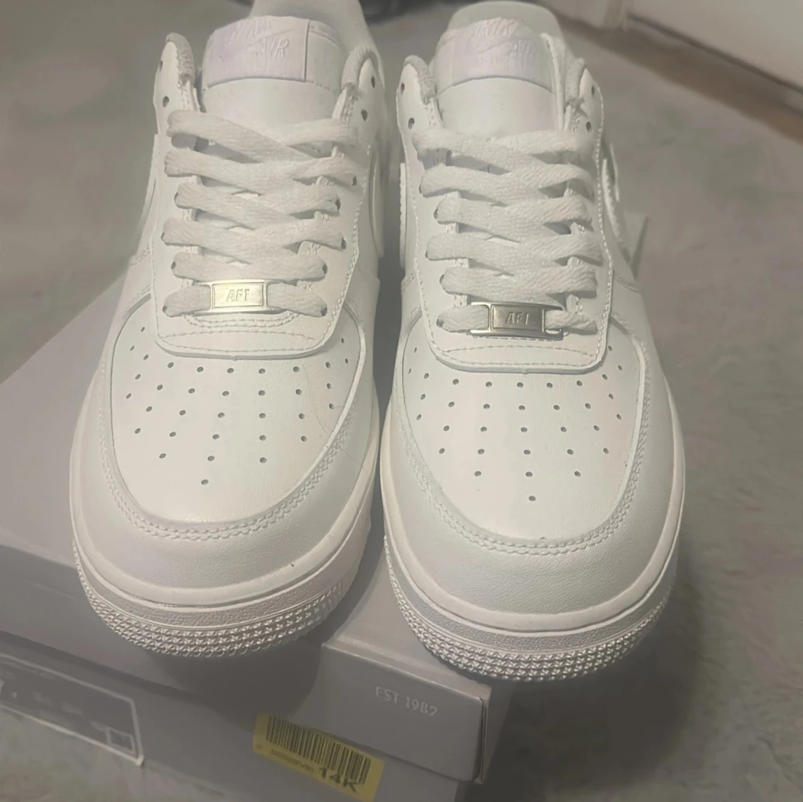 Nike Air Force 1 helvita sneakers - 3