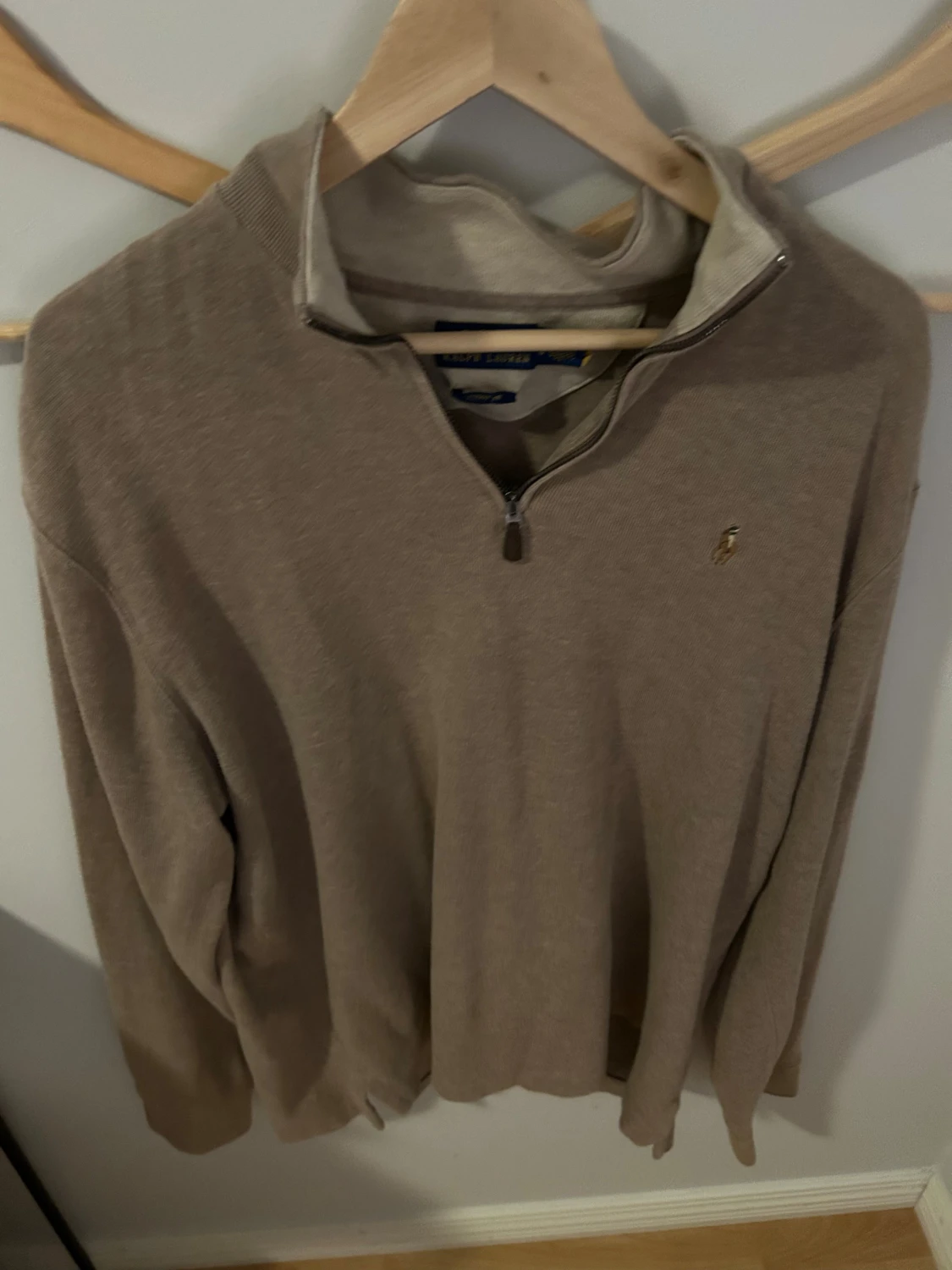 Beige half zip tröja Polo Ralph Lauren