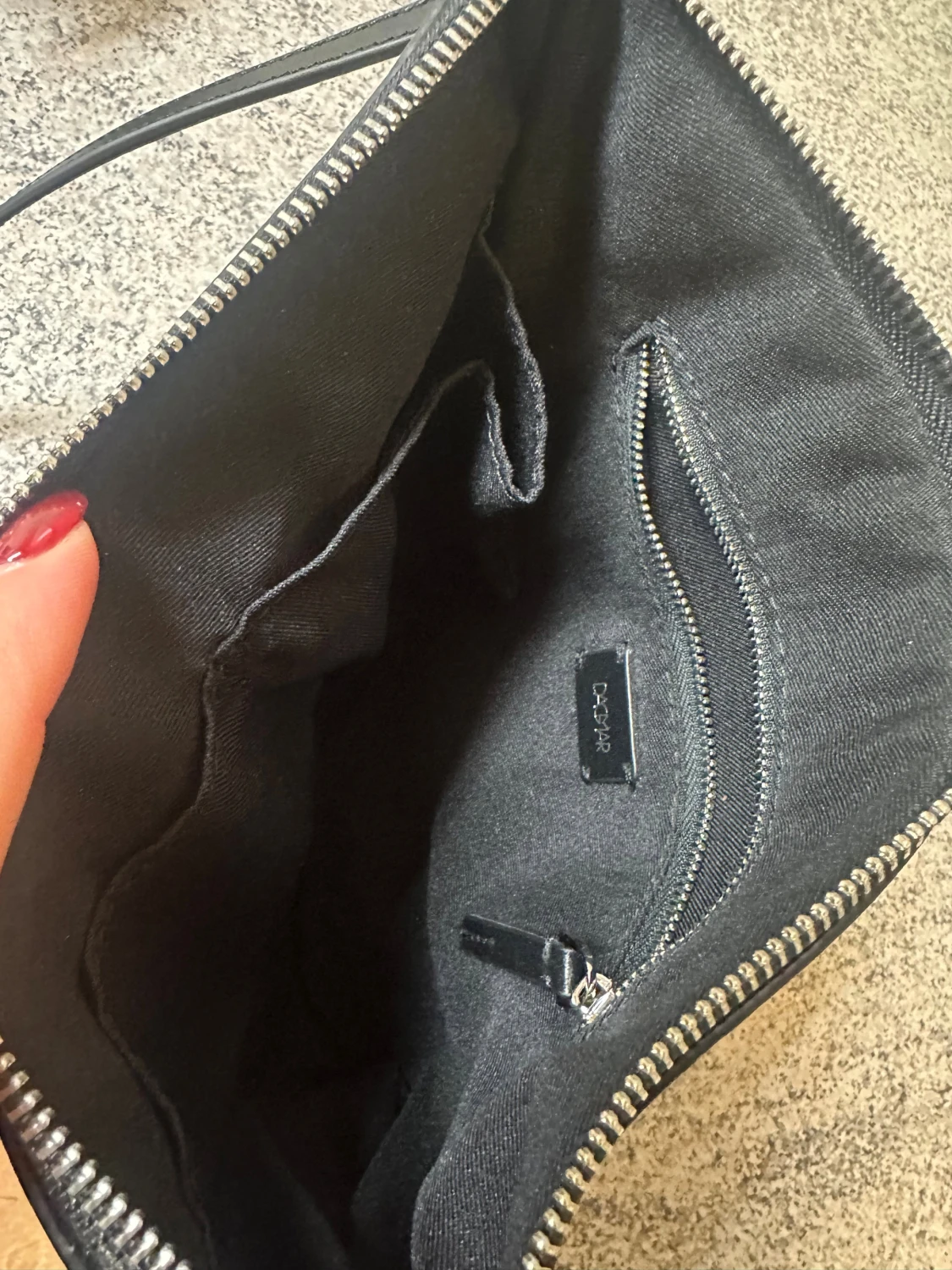 Beige clutch från Dagmar med mönster - 3