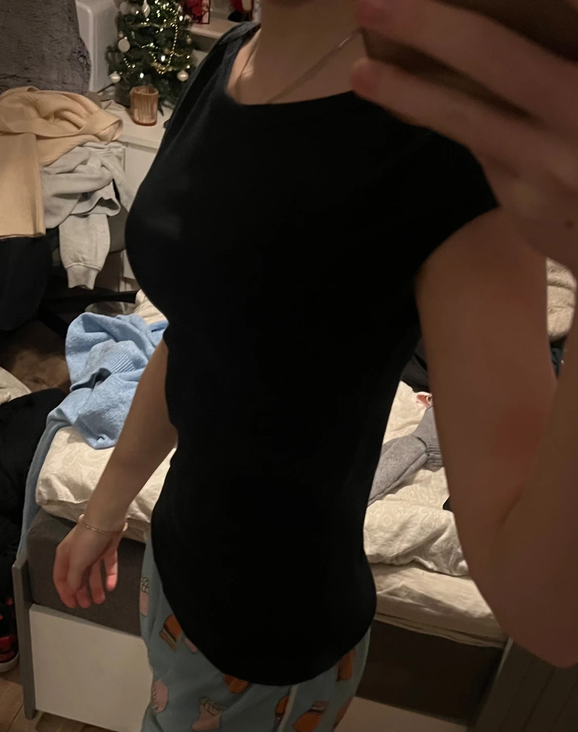 Svart topp från 157, storlek S - 1