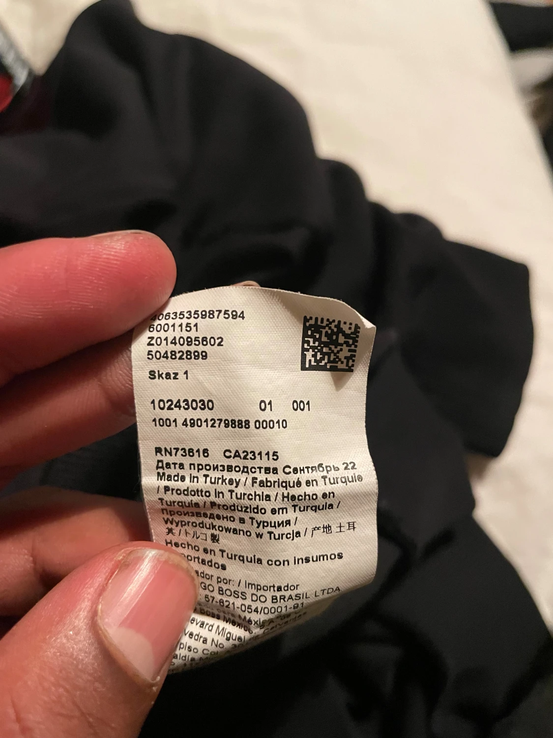 Svart zipjacka från BOSS, storlek M - 6