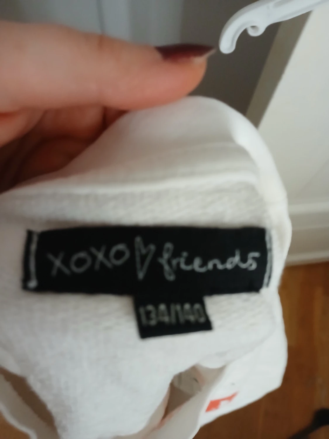 Vit sweatshirt XOXO Friends 100% Myself - 2