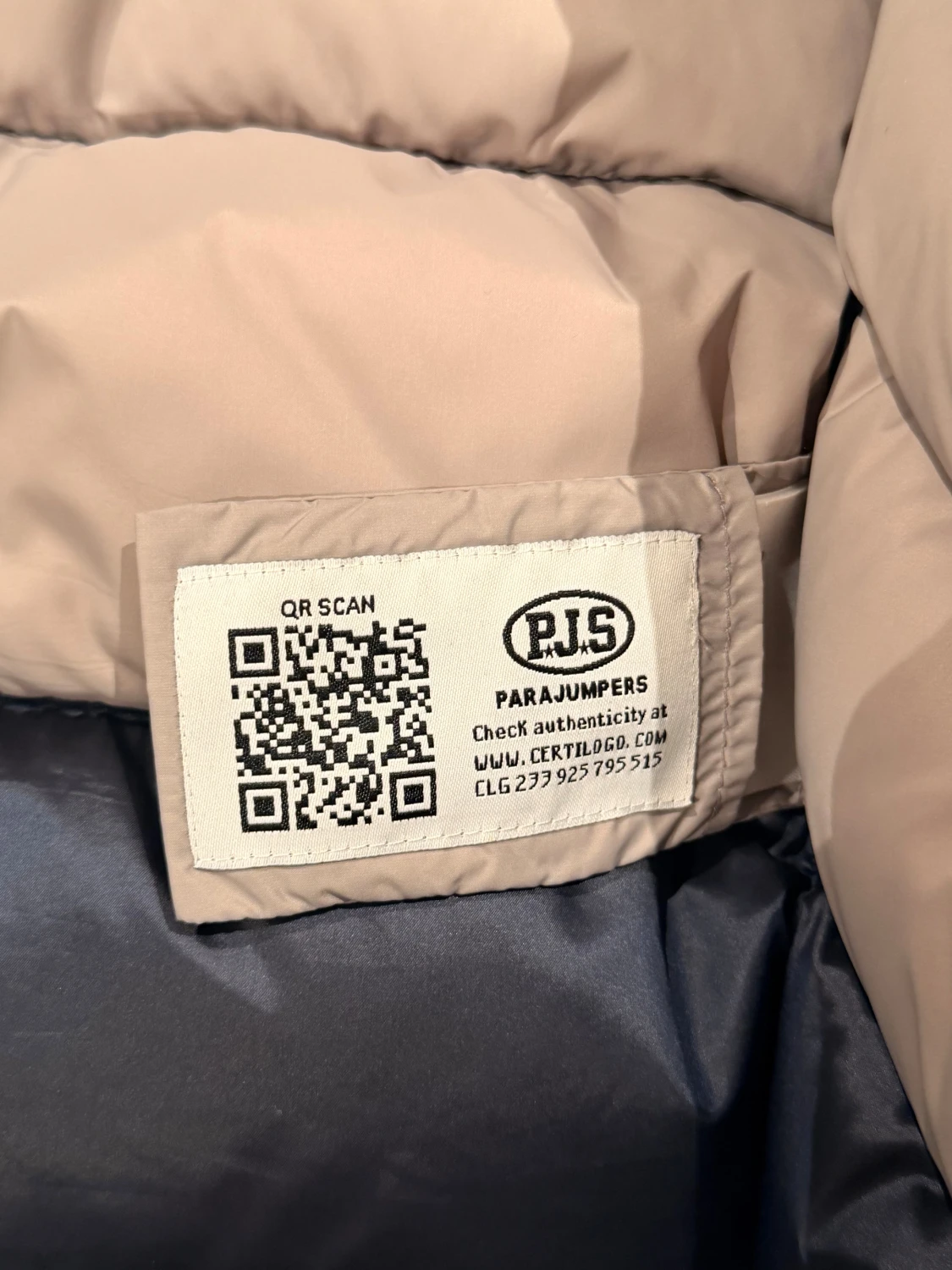 Mörkblå Parajumpers pufferjacka S - 3