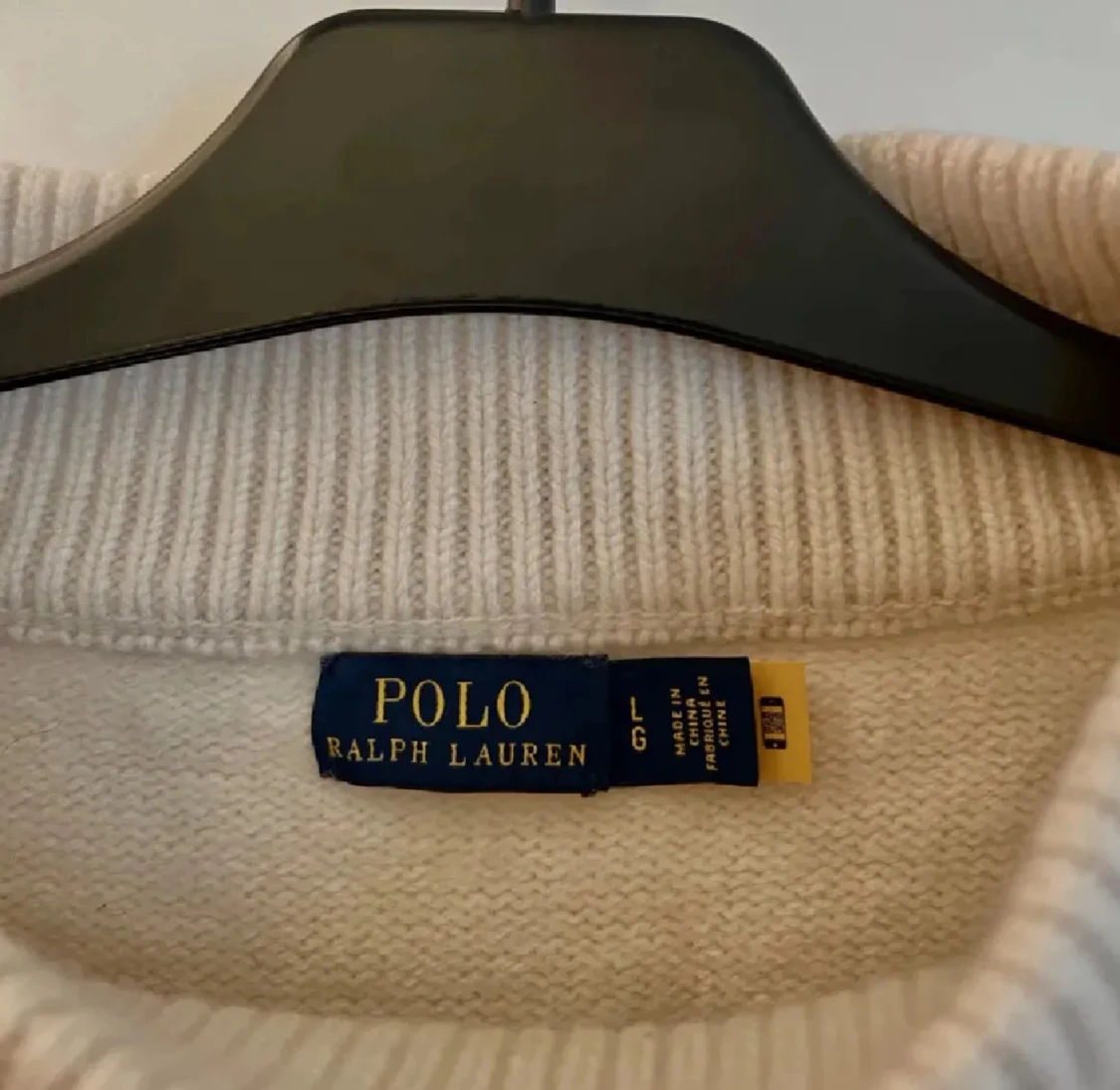 Vit stickad tröja Polo Ralph Lauren - 1