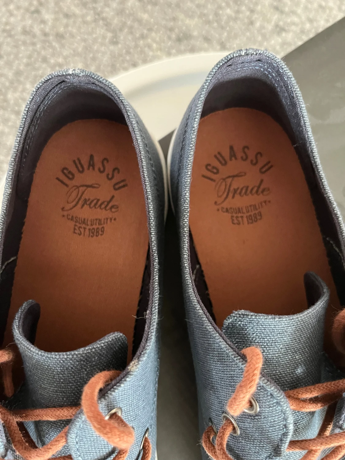 Blå sneakers från Iguassu Trade - 2