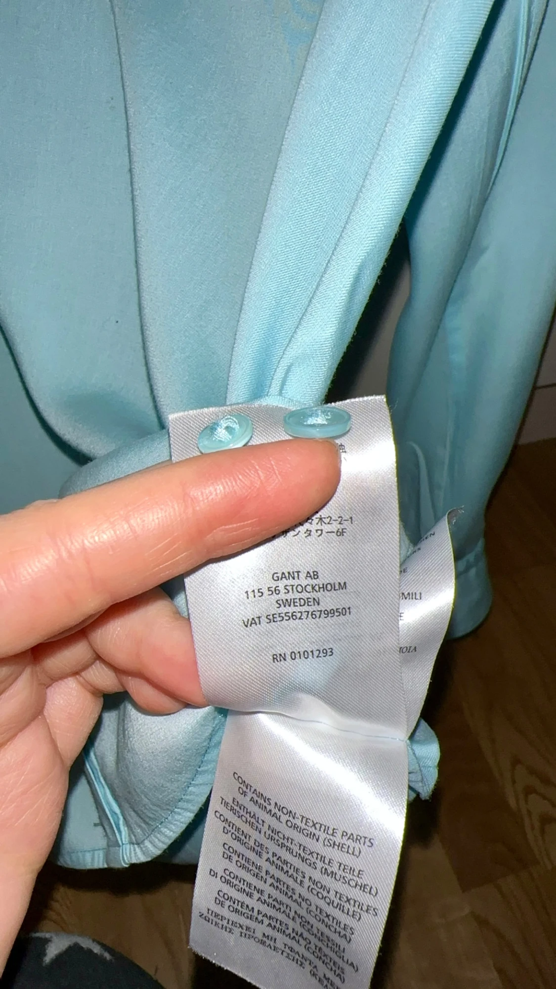 Gant - Ljusblå skjorta från Gant, strl 36 / bra skick!  - 3