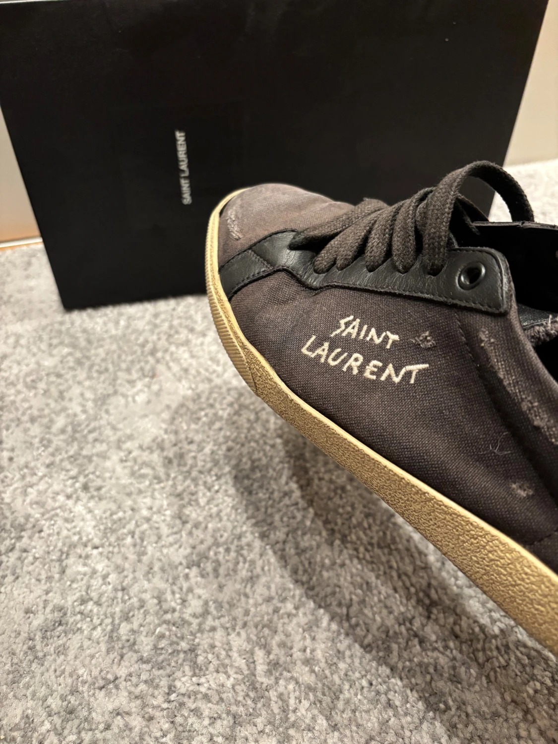 Svarta Saint Laurent sneakers - 2