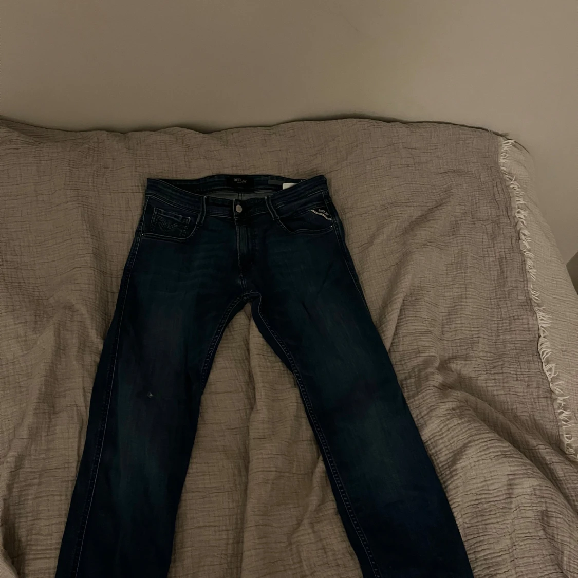 Replay Anbass mörkblå jeans - 1