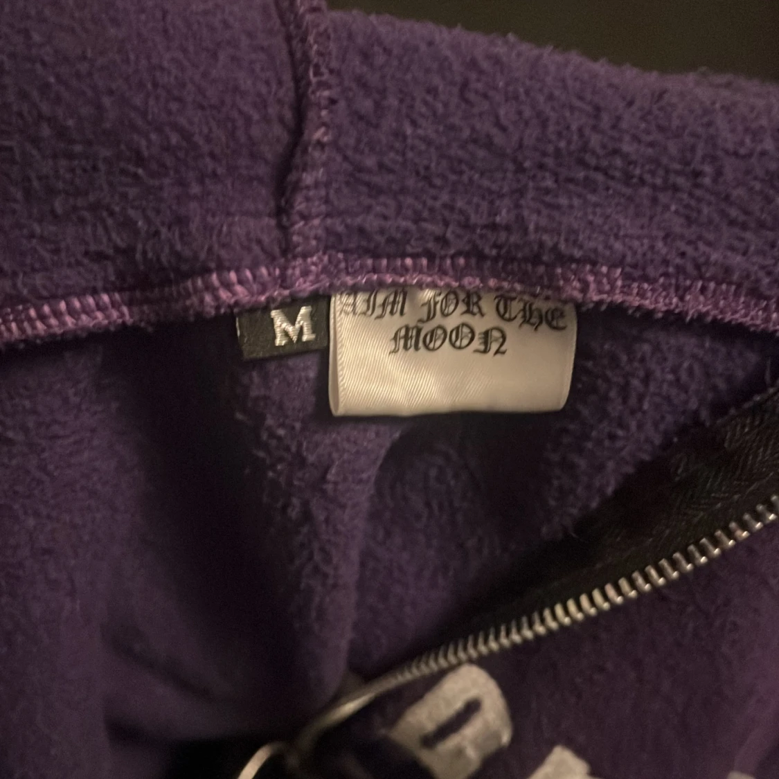 Lila hoodie Aim For The Moon M - 1