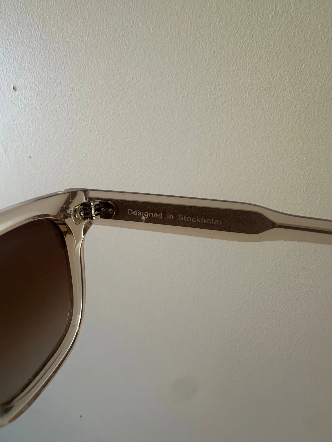 Beige CHIMI solglasögon i fyrkantig form - 2