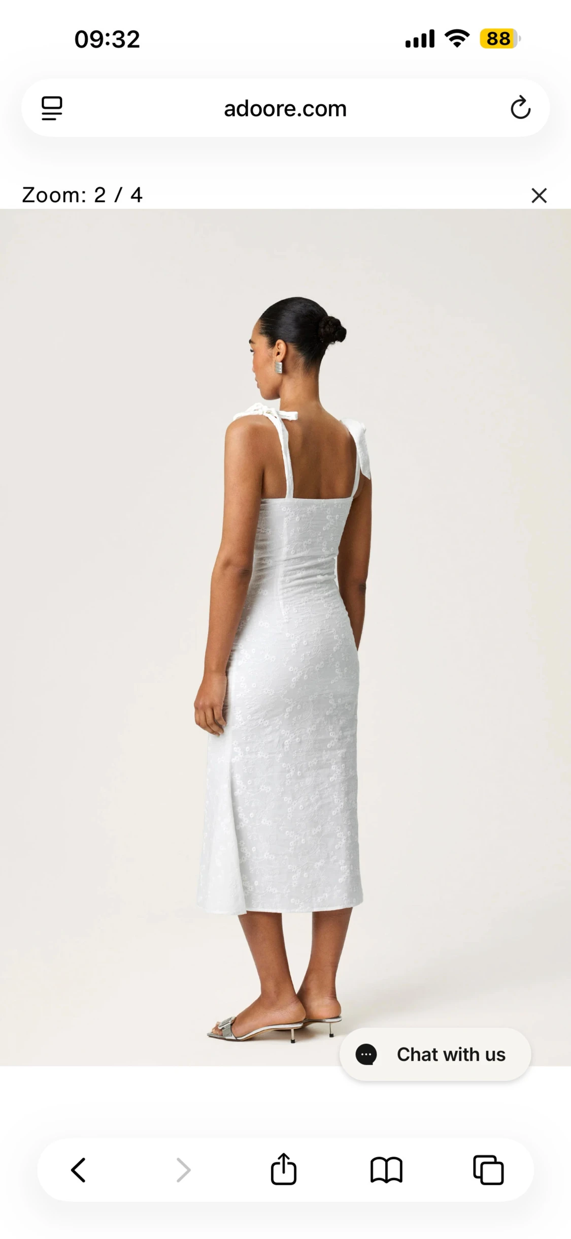 Vit långklänning från Adoore - 1