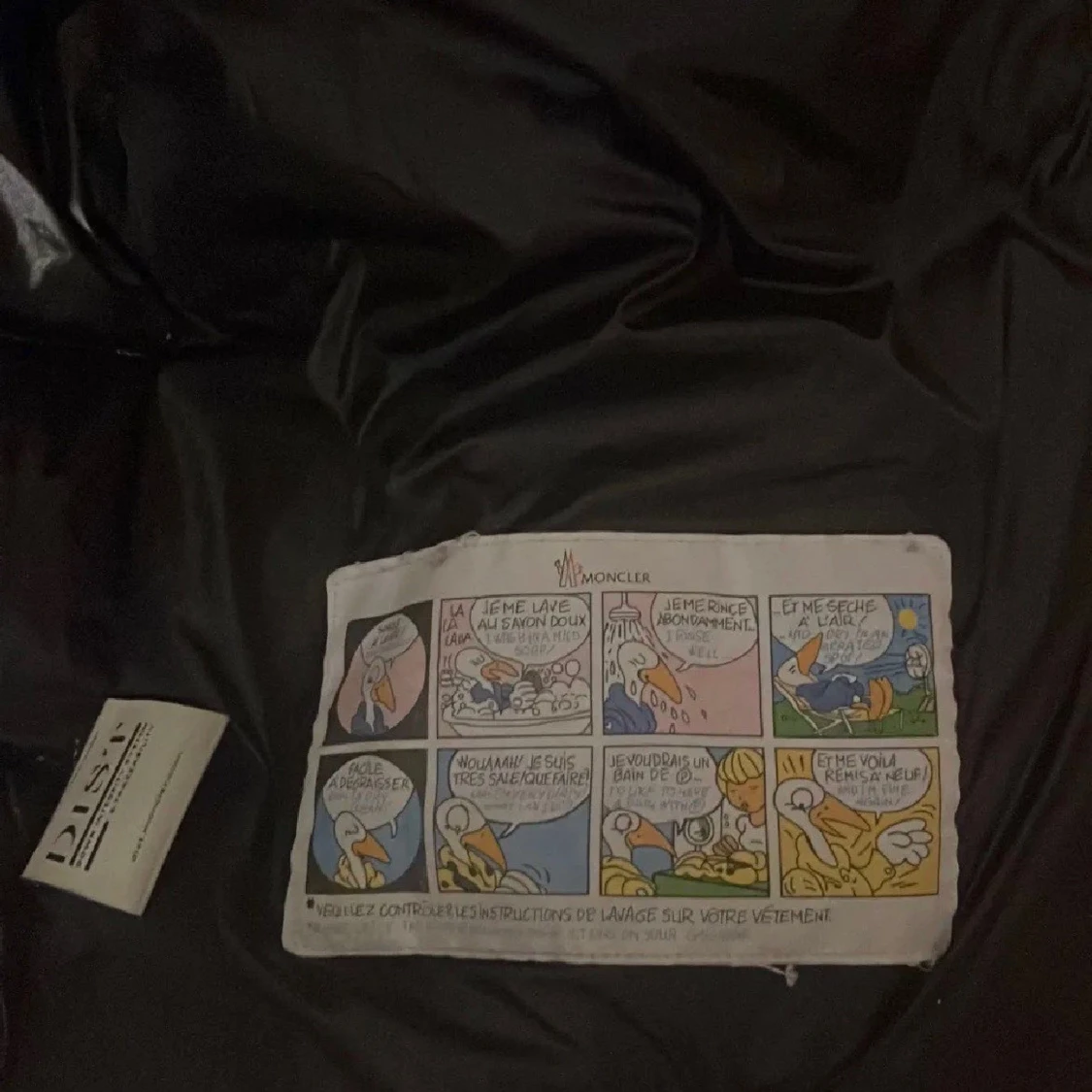 Svart Moncler pufferjacka med huva - 3