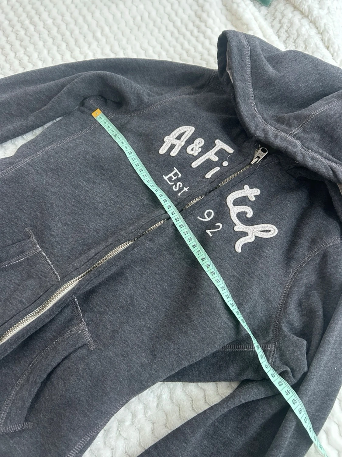 Abercrombie & fitch zip med foder  - 6