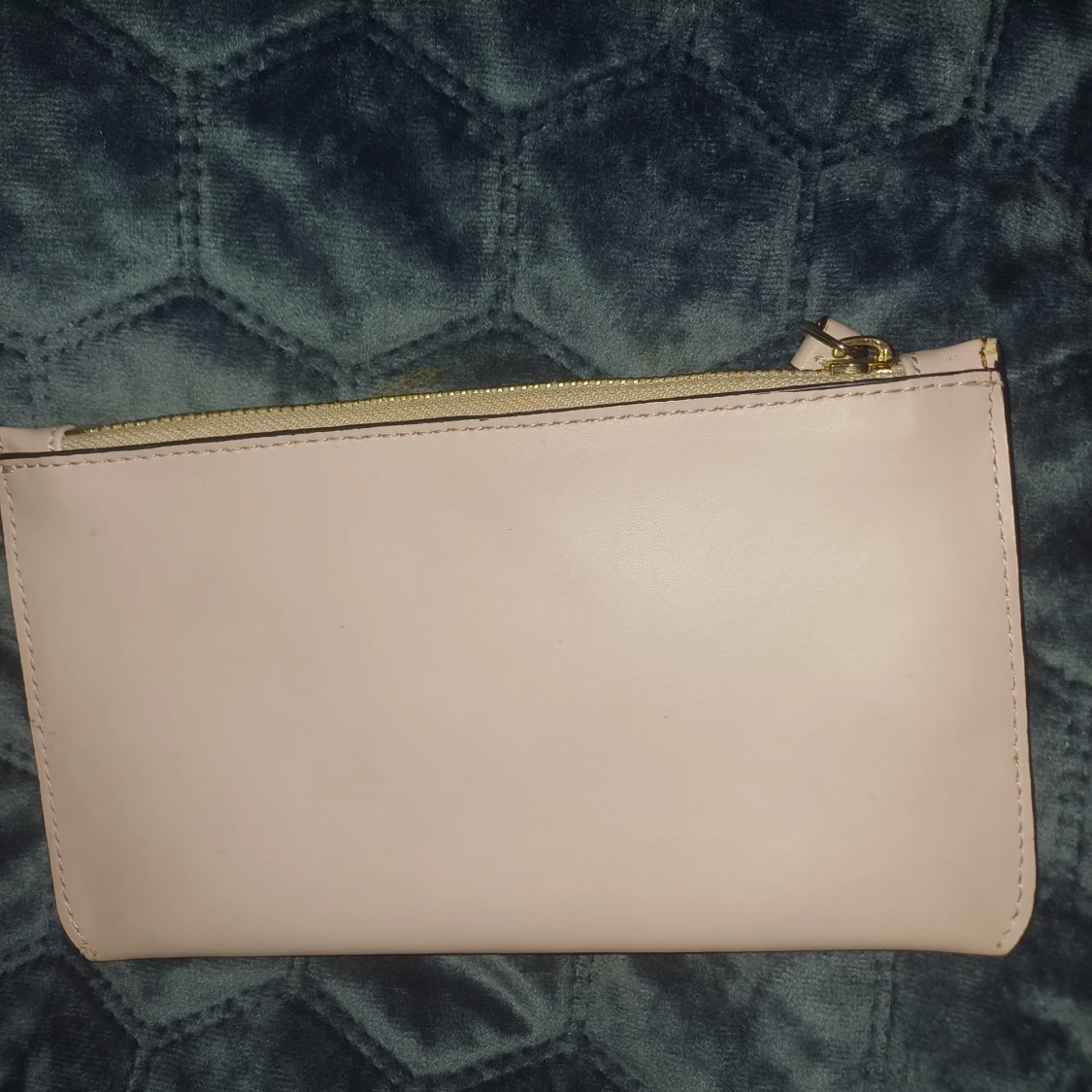 Ljusbeige/ lite ljus rosa  plånbok  - 1