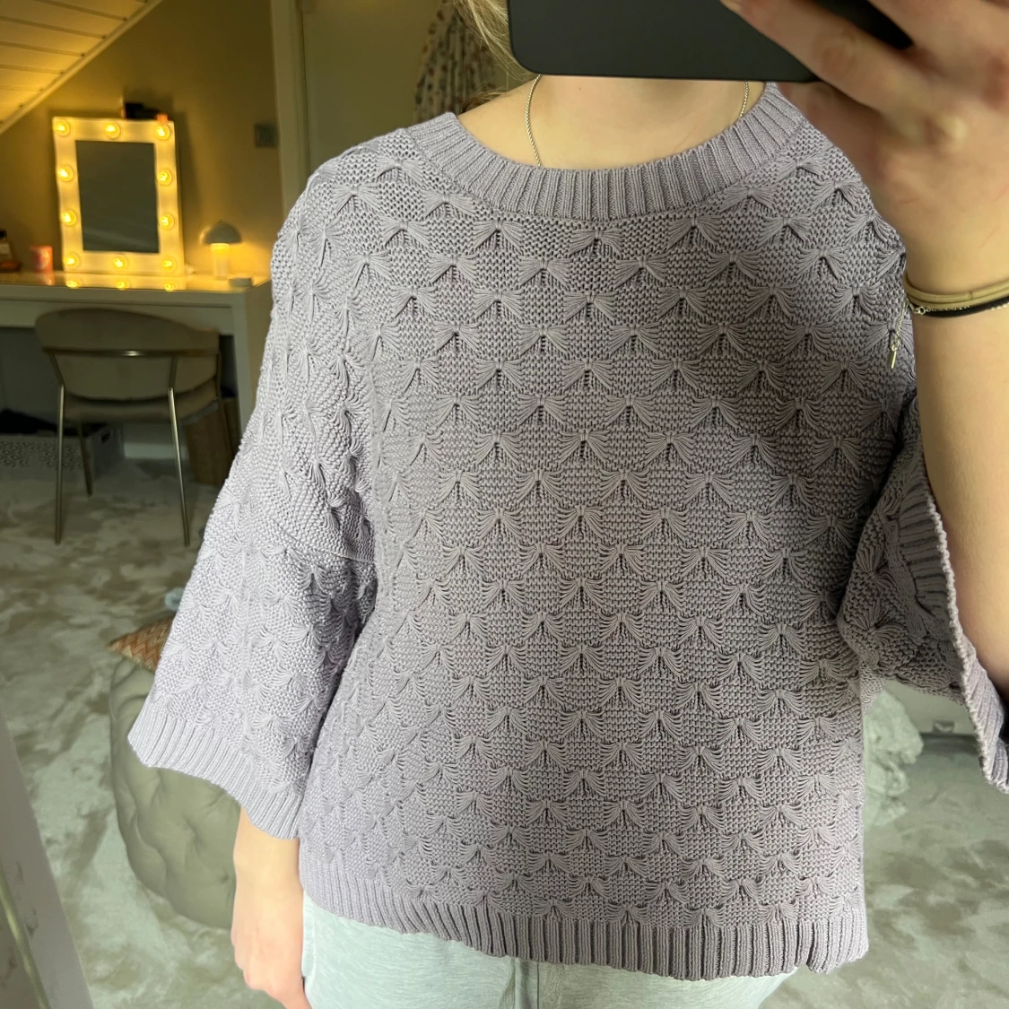 Trekvertsärmad tröja  - 1