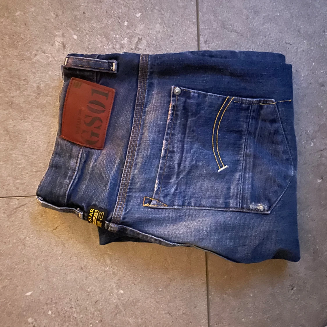 Blå G-Star RAW jeans straight fit