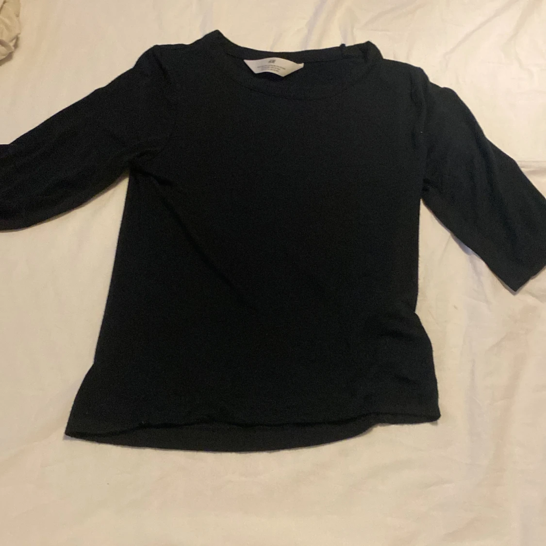 Svart topp med trekvartsärm från H&M - 3