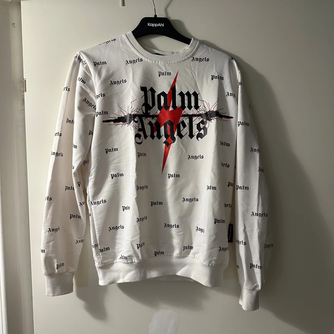Vit Palm Angels sweatshirt med tryck