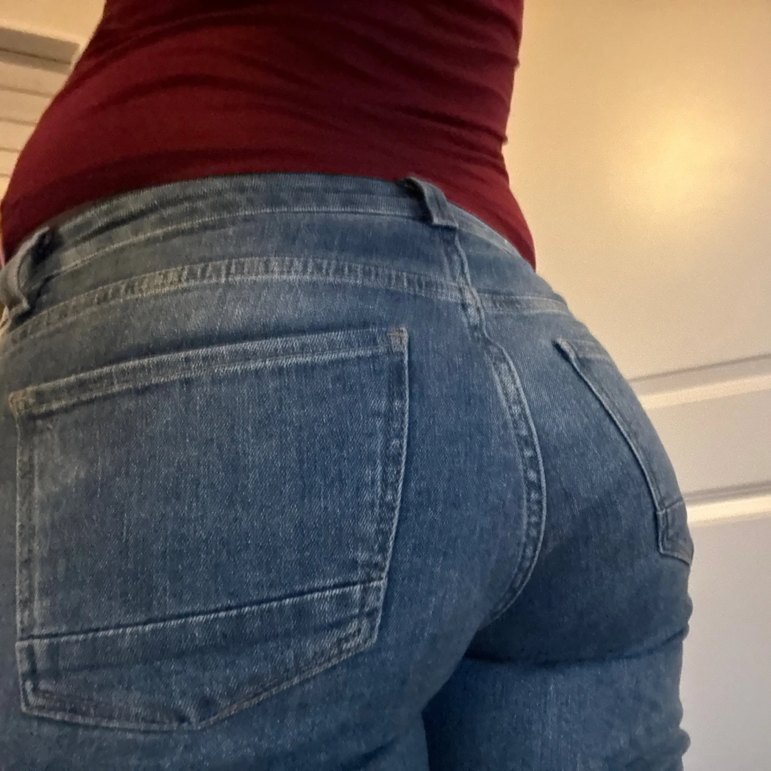 Blå bootcut jeans från Esprit W27 L34 - 1