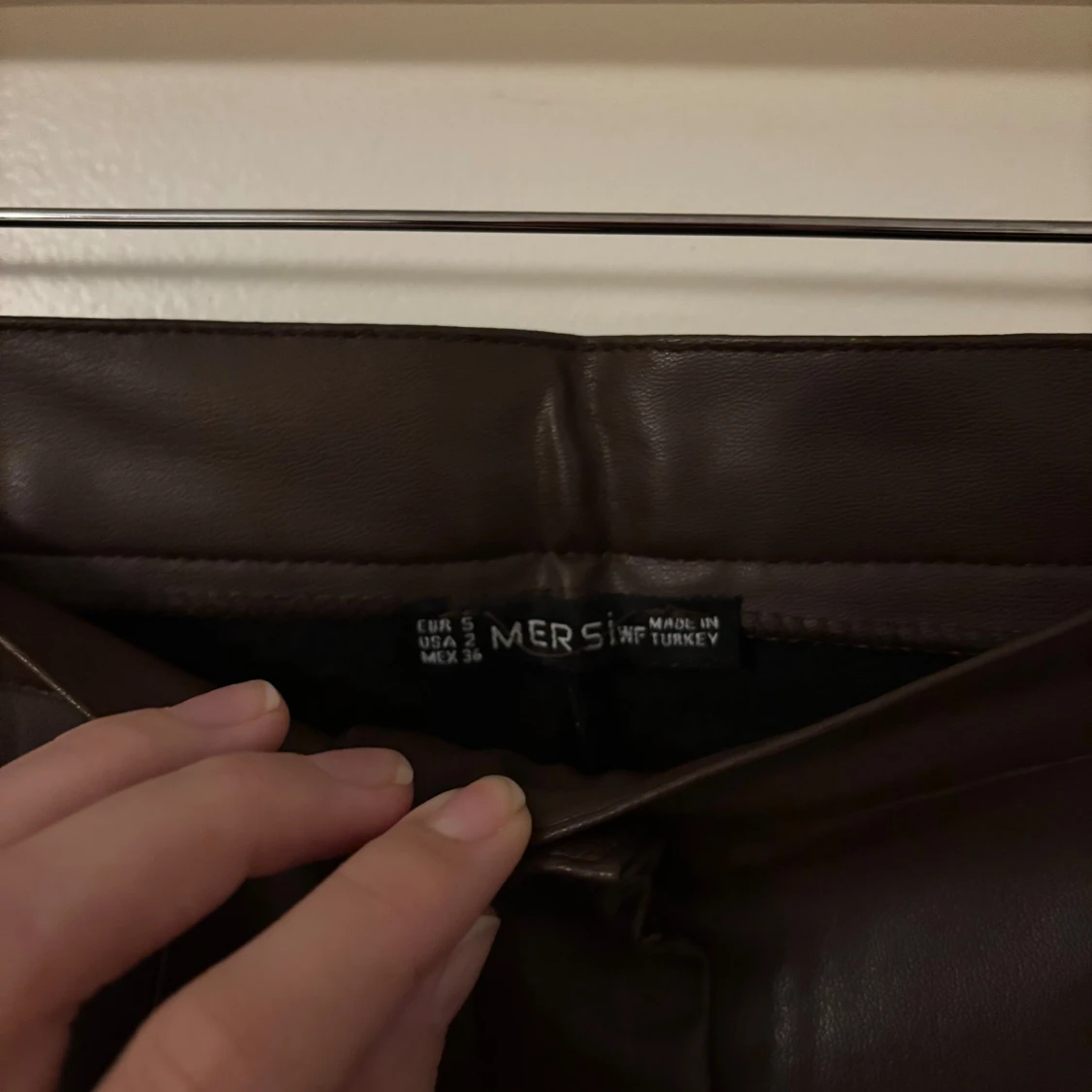 Faux leather pants - 1