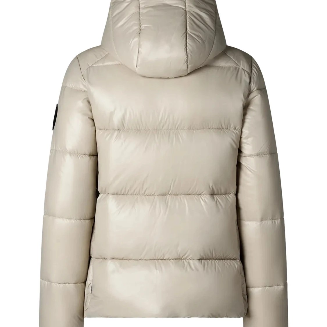 Beige pufferjacka med huva från Save The Duck - 1