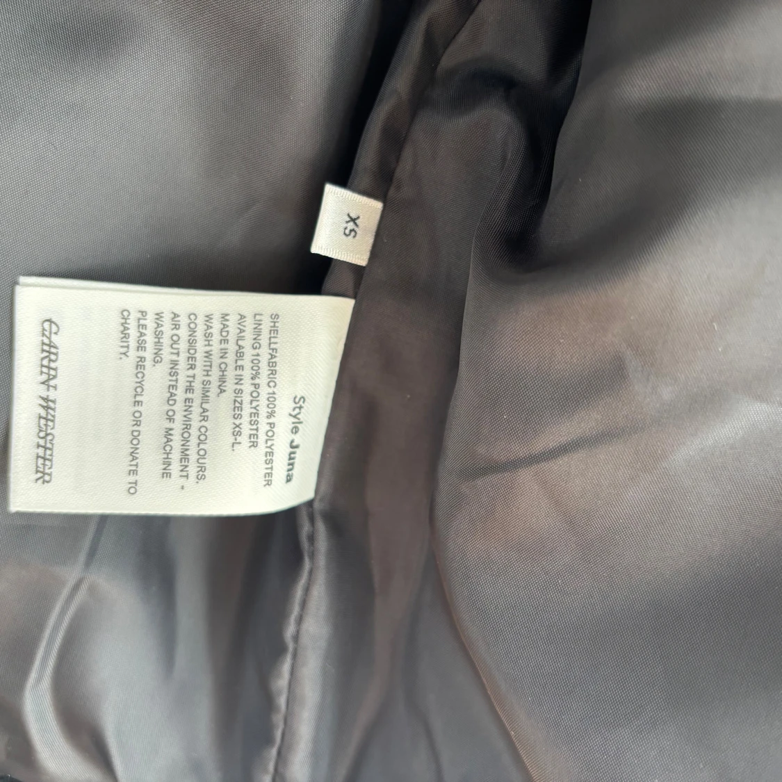 Svart teddyjacka Carin Wester XS - 2