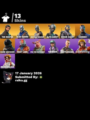 OG Fortnite konto - Säljer ytterligare ett jätterare Fortnite konto, hör av er ifall ni är intresserade