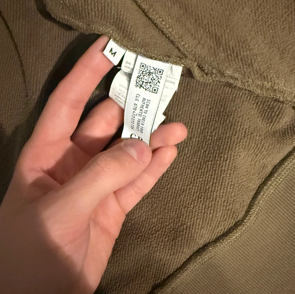 Beige hoodiejacka från C.P. Company M - 1