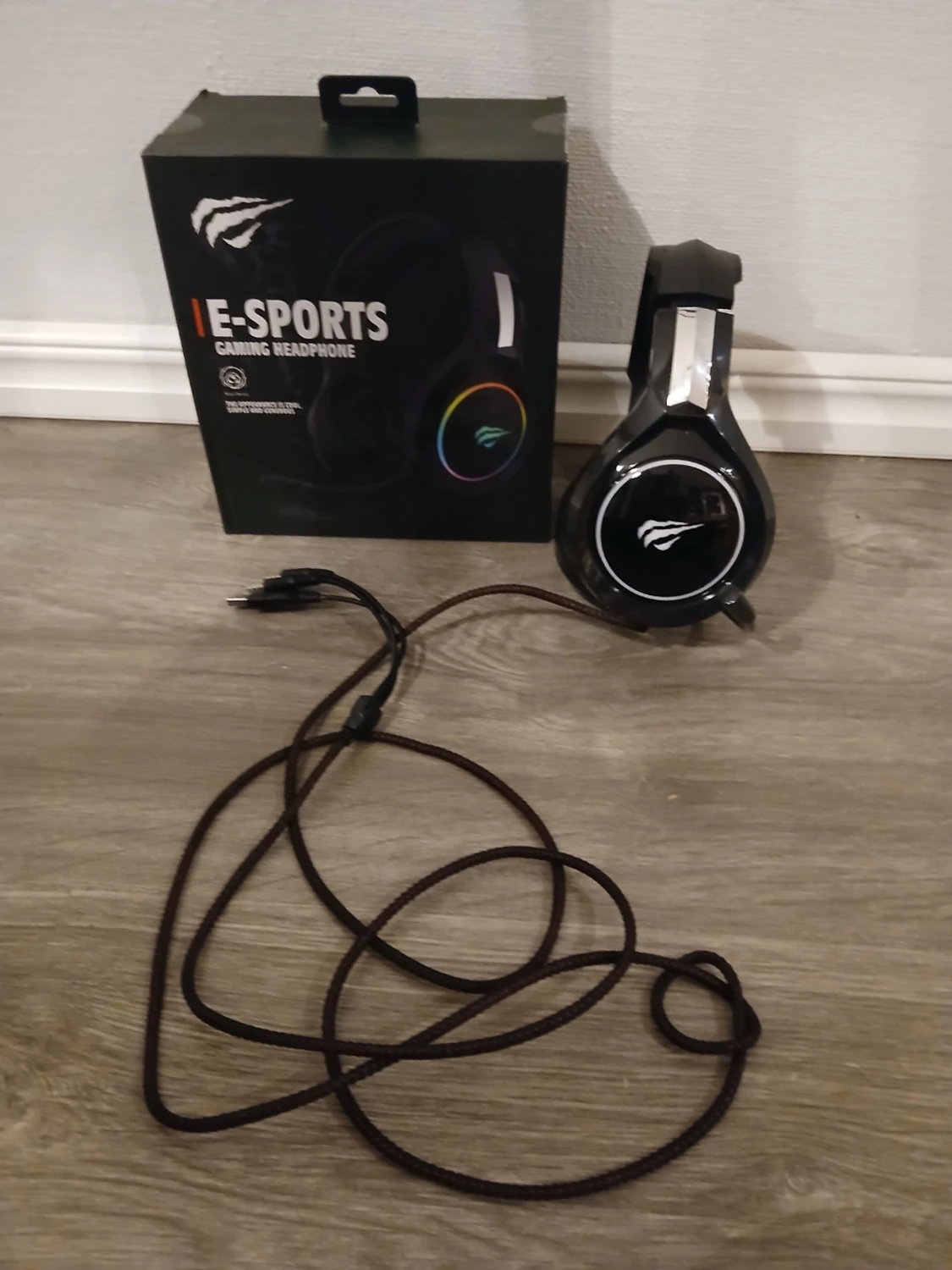 E-Sports gaming headset med RGB - 2