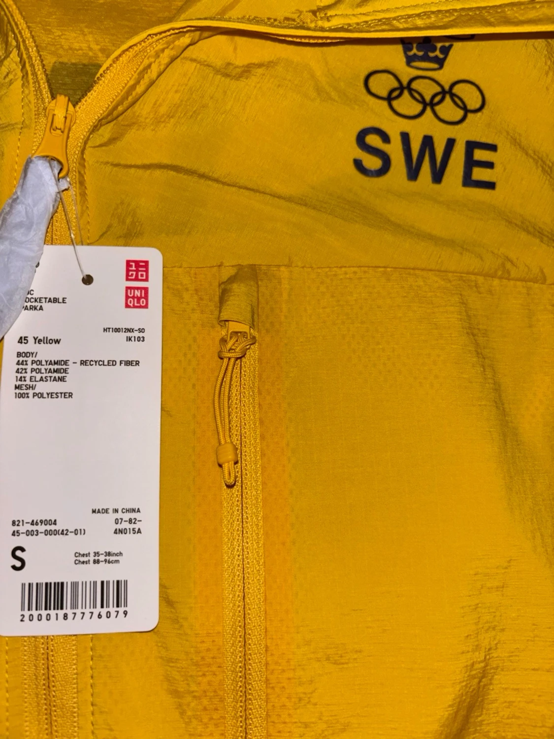 Gul vindjacka från Uniqlo SWE - 2