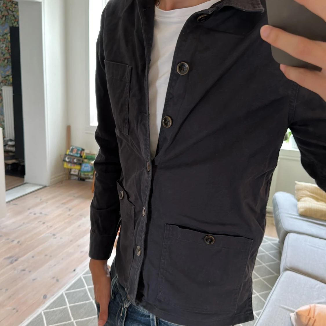 Overshirt marinblå - 2