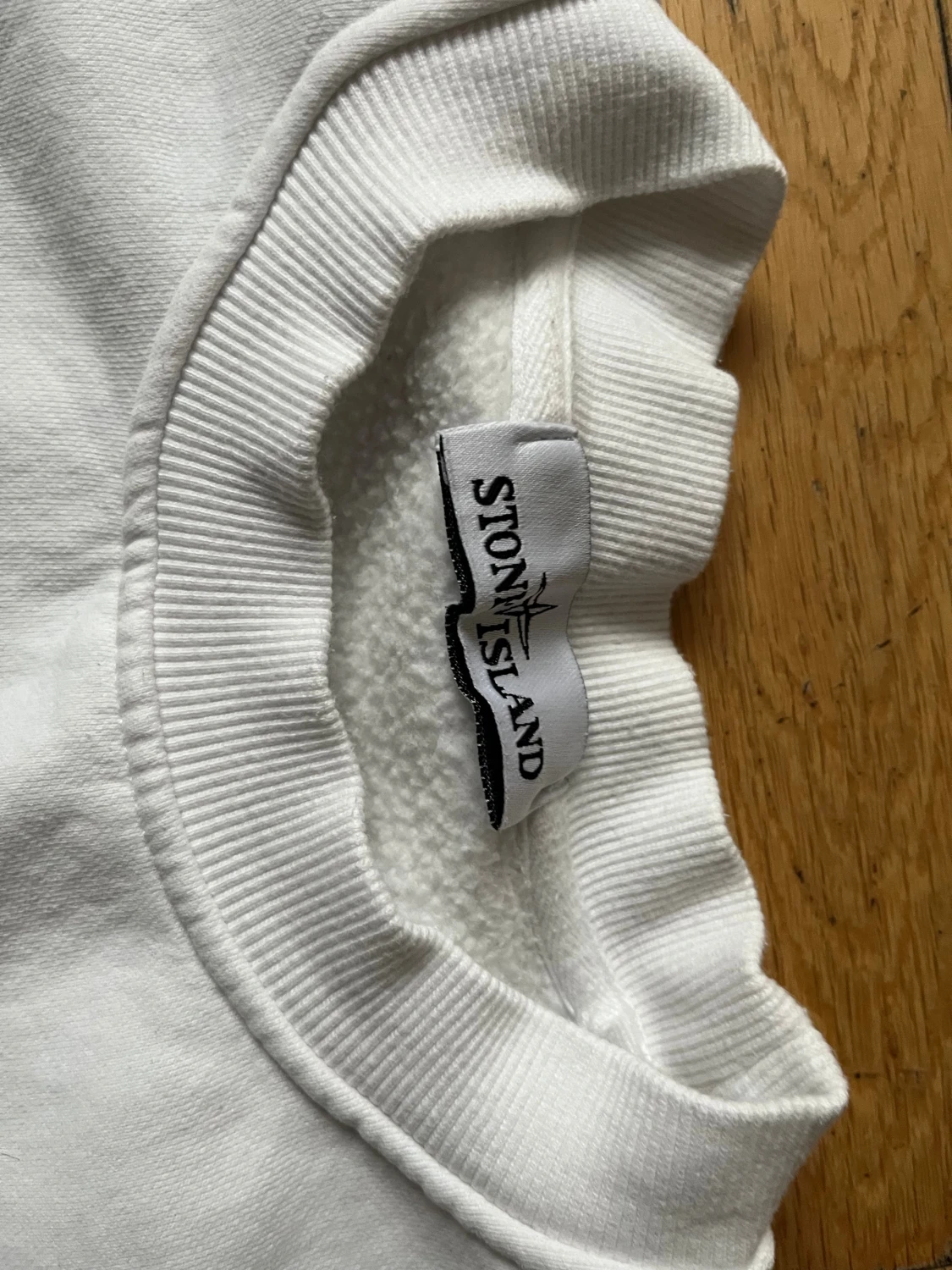 Vit sweatshirt från Stone Island - 3