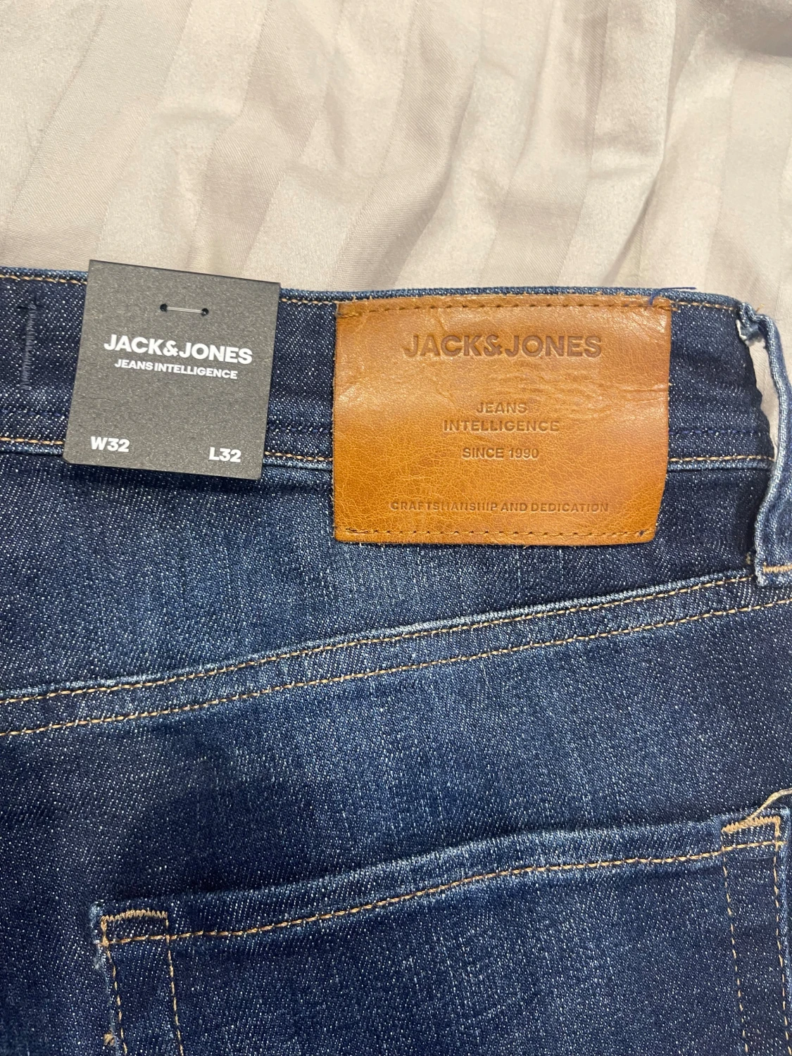 Jack & Jones Tapered Mike jeans blå W32 L32 - 2